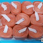 Mouth Coil 60ft/10ct (Orange/White) by Mr. Magic – Trick