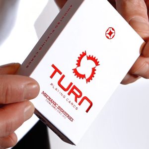 TURN (Red) Playing Cards by Mechanic Industries – Trick