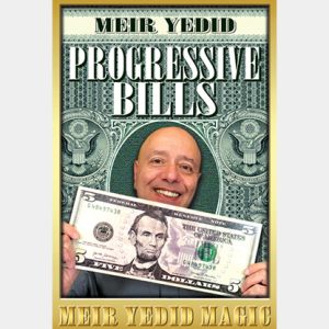 Progressive Bills (Gimmicks and Online Instructions) by Meir Yedid – Trick
