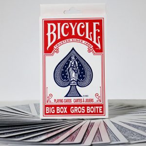 Bicycle Jumbo ESP 50 Cards Blue (10 of each Square, Wavy Lines, Star, Circle and Cross) by Murphy’s Magic