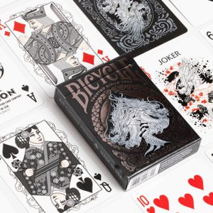 Bicycle Dragon Black Playing Cards by US Playing Card Co