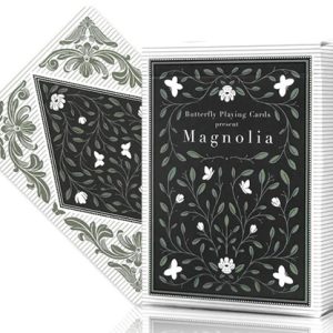 Magnolia White Playing Cards