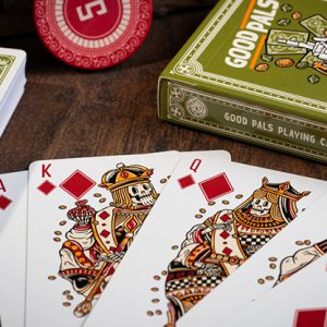 Chancers V3 Green (Marked) Playing Cards by Good Pals