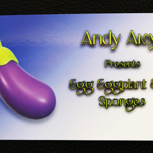 Sponge Emoji EGGPLANT (4PK.) by Andy Amyx- Trick