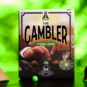 THE GAMBLER / THREE SHELL GAME (Gimmicks and Instructions) by Apprentice Magic  – Trick