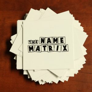 David Garrard and Jim Steinmeyer Present: Alan Wakeling’s Name Matrix