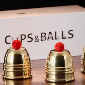 Cups and Balls Set MINI (Brass) by Bluether Magic and Raphael