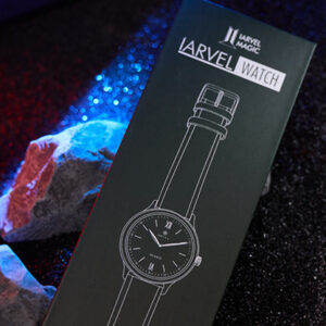 IARVEL WATCH (Silver Watchcase Black Dial) by Iarvel Magic and Bluether Magic