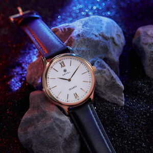 IARVEL WATCH (Gold Watchcase White Dial) by Iarvel Magic and Bluether Magic