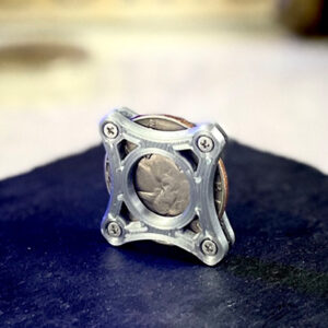 Coin Cage (Silver) by Paul Carnazzo