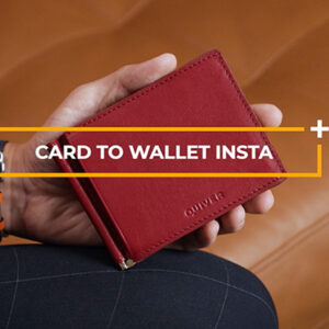 Modern Card to Wallet Insta (Red) by Quiver