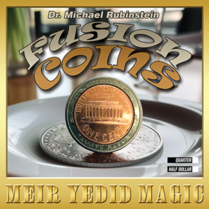 Fusion Coins Half Dollar (Gimmicks and Online Instructions) by Dr. Michael Rubinstein