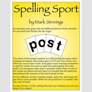 SPELLING SPORT STAGE by Mark Strivings – Trick