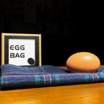 EGG BAG BLUE PLAID by Bacon Magic – Trick
