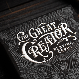 The Great Creator: Sky (Silver Foil) Edition Playing Cards by Riffle Shuffle