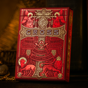 The Cross (Maroon Martyrs) Playing Cards by Peter Voth x Riffle Shuffle