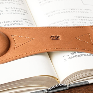 Leather Book Weight (Brown) by TCC Presents