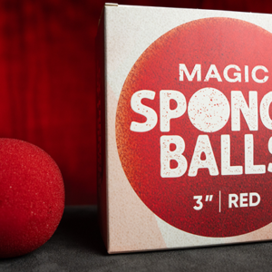 Magic Sponge Balls 4PK RED 3″ by Murphy’s Magic