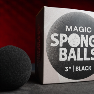 Magic Sponge Balls 4PK BLACK 3″ by Murphy’s Magic