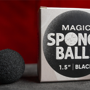 Magic Sponge Balls 4PK BLACK 1.5″ by Murphy’s Magic