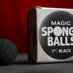 Magic Sponge Balls 4PK BLACK 1″ by Murphy’s Magic