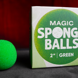 Magic Sponge Balls 4PK GREEN 2″ by Murphy’s Magic