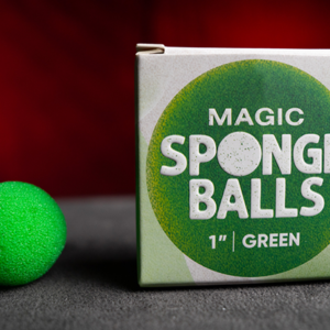 Magic Sponge Balls 4PK GREEN 1″ by Murphy’s Magic