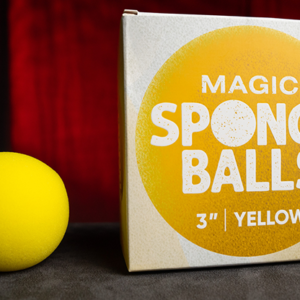 Magic Sponge Balls 4PK YELLOW 3″ by Murphy’s Magic