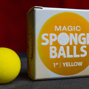 Magic Sponge Balls 4PK YELLOW 1″ by Murphy’s Magic