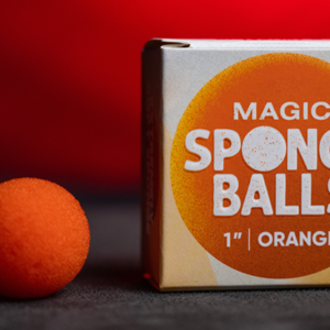 Magic Sponge Balls 4PK ORANGE 1″ by Murphy’s Magic