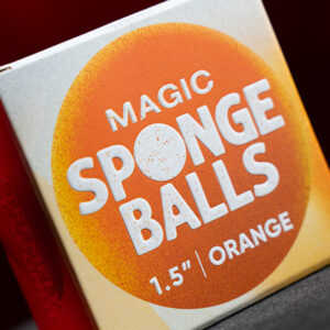 Magic Sponge Balls 4PK ORANGE 1.5″ by Murphy’s Magic