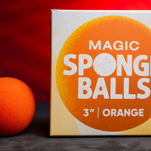 Magic Sponge Balls 4PK ORANGE 3″ by Murphy’s Magic