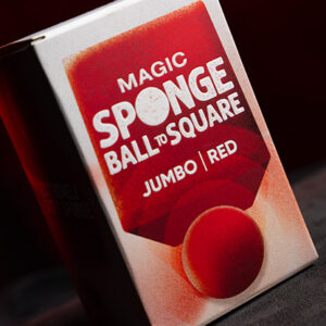 Magic Sponge Ball to Square JUMBO RED by Murphy’s Magic