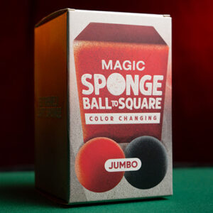 Magic Color Changing Sponge Ball to Square JUMBO 2.5″ by Murphy’s Magic