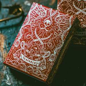 Red Seafarers Playing Cards by Joker and the Thief