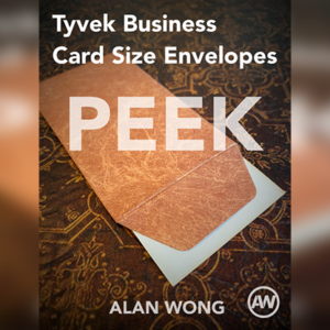 Tyvek Business Card Size Peek Envelopes (10 pk.) by Alan Wong