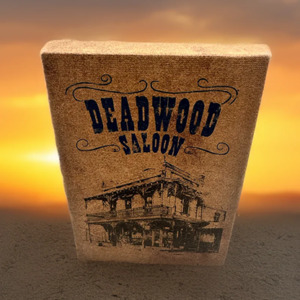 Deadwood Marked (Blue) Playing Cards by Matthew Wright and Mark Bennett