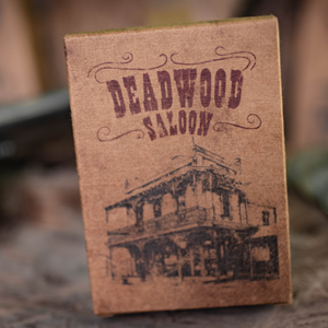 Deadwood Marked (Red) Playing Cards  by Matthew Wright and Mark Bennett