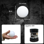 Return Ball (White, 2.5″) by JL Magic