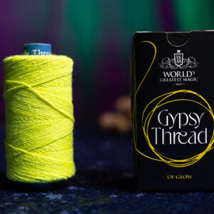 WGM UV GLOW GYPSY THREAD YELLOW REFILL SPOOL by Murphy’s Magic  – Trick