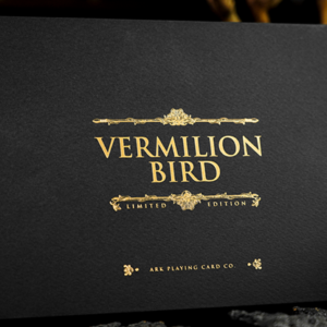 Vermilion Bird Black Gold Box Set by Ark Playing Cards