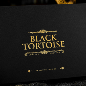 Black Tortoise Black Gold Box Set by Ark Playing Cards