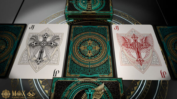 Royal Sanctuary Noble (foil) Emerald Kings Playing Cards - Imagen 2