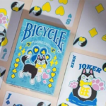 Bicycle Dog (Blue) Playing Cards by US Playing Card Co.