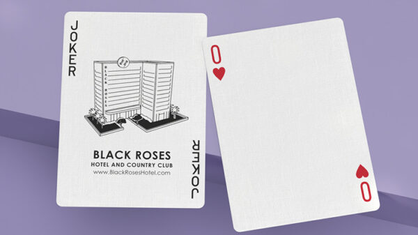 Black Roses Hotel V4 Playing Cards - Imagen 2