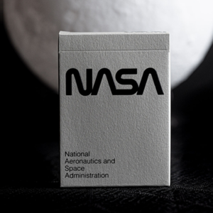 Silver Foil NASA Worm Playing Cards