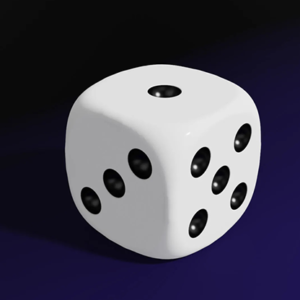 Magnetic Die (White) by Iarvel Magic