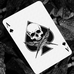 Feather & Bone: The Chrome Hearts (Foil) Playing Cards by Joel Meyers