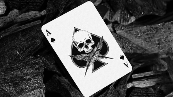 Feather & Bone: The Chrome Hearts (Foil) Playing Cards by Joel Meyers - Imagen 2