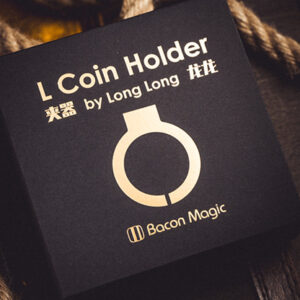 L Holder (Single Jumbo Coin 2.7″-3.2″) by Long Long & Bacon Magic